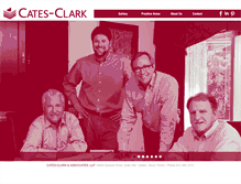 Tablet Screenshot of cates-clark.com